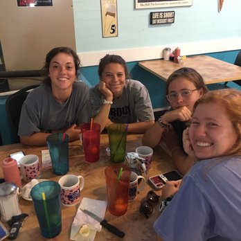 Orsak's Cafe - a group of people sitting at a table - Restaurants Near Me - Fayetteville, Texas