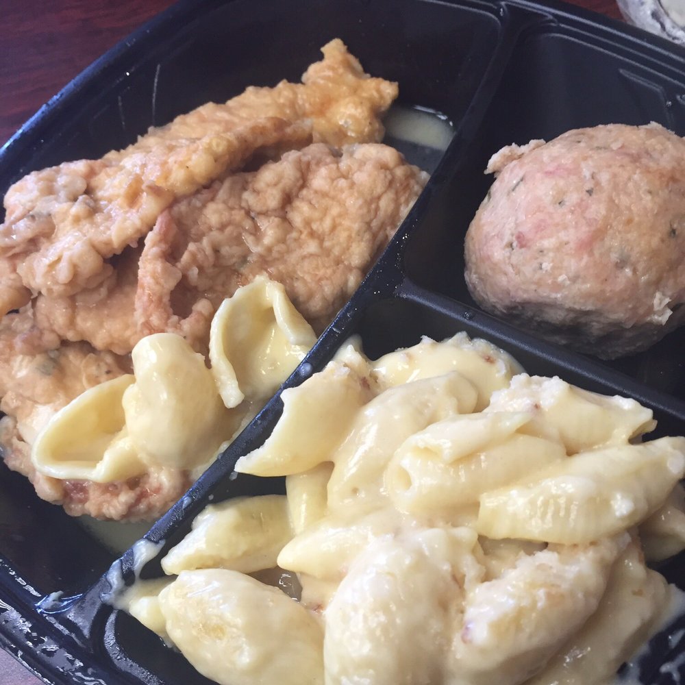 Bassett Caterers - Chicken francaise, Mac and cheese and chicken meatball - Caterers Near Me - Brooklyn, New York Bassett Caterers - Chicken francaise, Mac and cheese and chicken meatball - Caterers Near Me - Brooklyn, New York