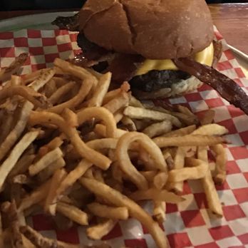 Stacked STL - Make your own! Beef burger, American cheese & bacon - Burgers Near Me - Saint Louis, Missouri