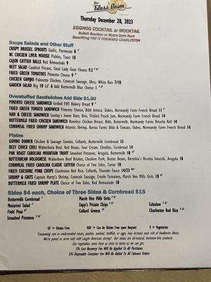 Menu photo 8 The Glass Onion Charleston, SC Menu photo 8 The Glass Onion Charleston, SC