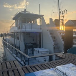 Boat a little after sunrise Boat a little after sunrise