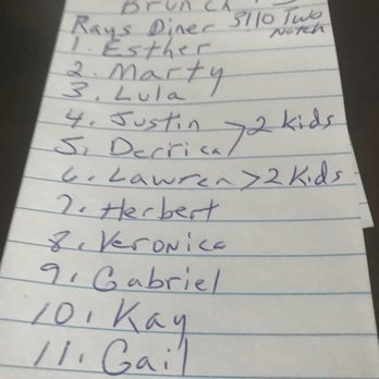 Ray's Diner - Sunday Brunch in backroom: 11 adults & Kieth (add on) + 4 Kids =16 - Breakfast & Brunch Near Me - Columbia, South Carolina Ray's Diner - Sunday Brunch in backroom: 11 adults & Kieth (add on) + 4 Kids =16 - Breakfast & Brunch Near Me - Columbia, South Carolina