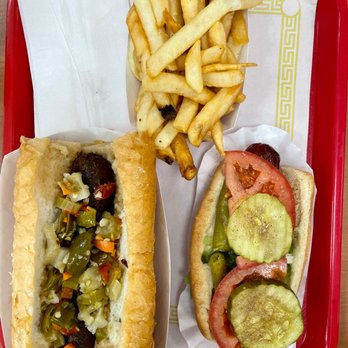 Mister J's - Polish sausage, Chicago style, Italian sausage and French fries - American Near Me - Chicago, Illinois