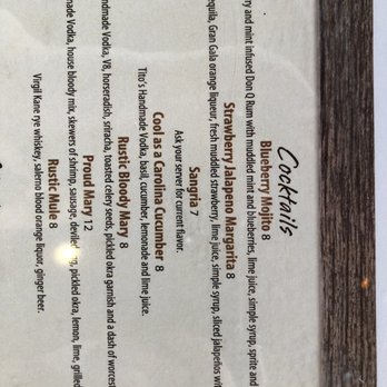Rustic Table - Menu - Southern Near Me - Pawleys Island, South Carolina Rustic Table - Menu - Southern Near Me - Pawleys Island, South Carolina