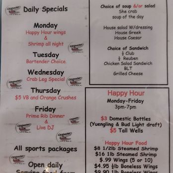 CP Shuckers - Menu - Seafood Near Me - Virginia Beach, Virginia