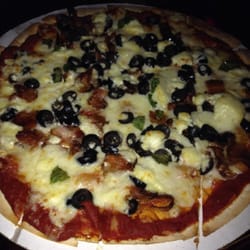 Blue Heron Cafe & Bar - Special order deliciousness :Black Olive , Feta, Bacon