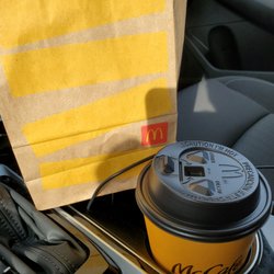 McDonald's - Apple fritter and coffee