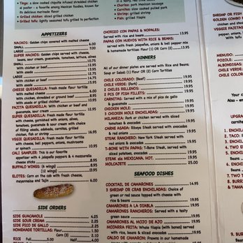 Valley Azteca Mexican Restaurant - Menu 6/2/23 - Mexican Near Me - Arcata, California