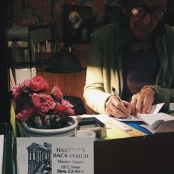 Hastings Back Porch - Audrey Hastings, owner of this lovely antique shop for over 35 years