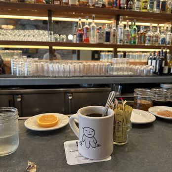 Bubby's Tribeca - Coffee at the bar - American Near Me - New York, New York