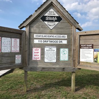 Cedar Island Resort - Signage at the ferry and dock area - Resorts Near Me - Cedar Island, North Carolina