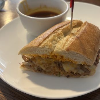 The Belle's Bistro - Birria torta (split with husband) - Latin American Near Me - Belle Plaine, Minnesota The Belle's Bistro - Birria torta (split with husband) - Latin American Near Me - Belle Plaine, Minnesota