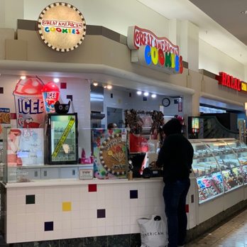 Great American Cookies - First booth in the food court. - Bakeries Near Me - Dublin, Ohio Great American Cookies - First booth in the food court. - Bakeries Near Me - Dublin, Ohio