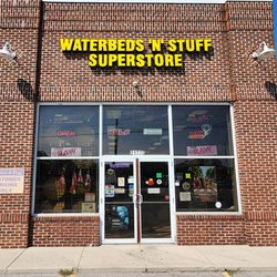 Waterbeds 'n' Stuff - Close-up of Waterbeds 'n' Stuff Reynoldsburg's storefront.