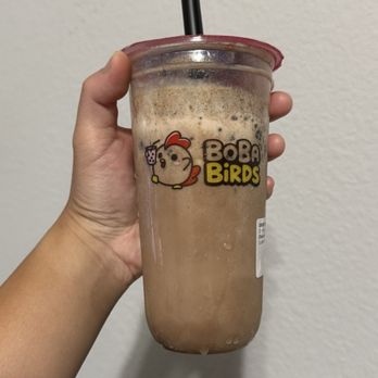 Boba Birds - Chocolate Banana milkshake w/ Oreos - Bubble Tea Near Me - Pinole, California