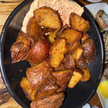 Cafe Ba-Ba-Reeba! - Patatas Bravas with Tomato Alioli - Spanish Near Me - Chicago, Illinois Cafe Ba-Ba-Reeba! - Patatas Bravas with Tomato Alioli - Spanish Near Me - Chicago, Illinois