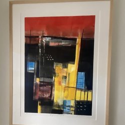East Sacramento Frameworks - This is the beautiful reframe that MG Framing did for me! It's better than new!