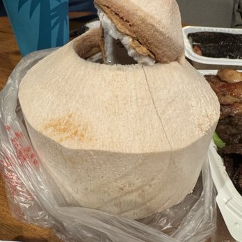 Ono Hawaiian BBQ - Fresh Young Coconut - Hawaiian Near Me - Monterey Park, California