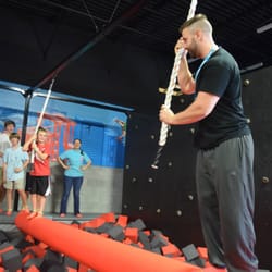 Rush Athens - Rolling log - just one of our ninja course obstacles