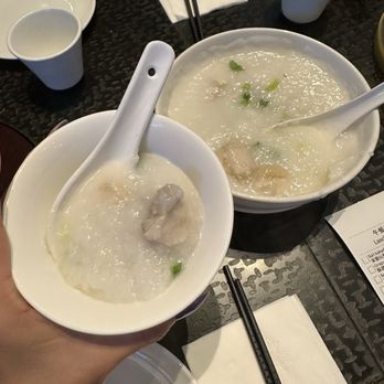 Dragon Beaux - Egg and Beef Congee - Dim Sum Near Me - San Francisco, California Dragon Beaux - Egg and Beef Congee - Dim Sum Near Me - San Francisco, California