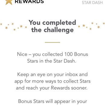 Starbucks - 100 bonus stars for 3 purchases after claiming the Gold! I got their Gold Level upgrade for 1 cup of coffee!! - Coffee & Tea Near Me - San Antonio, Texas