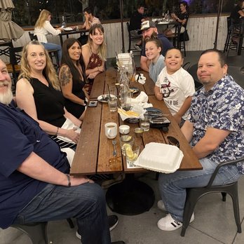 Oscar's Brewing Company - Our party seemly full of food. - American Near Me - Temecula, California