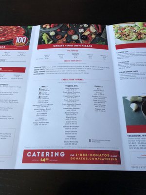 Menu photo 3 Donatos Pizza Virginia Beach, VA Menu photo 3 Donatos Pizza Virginia Beach, VA