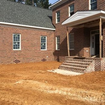 A Plus Landscaping - The front of this new construction home was a blank canvas for our team at APlus Landscaping. - Landscaping Near Me - Williamsburg, Virginia A Plus Landscaping - The front of this new construction home was a blank canvas for our team at APlus Landscaping. - Landscaping Near Me - Williamsburg, Virginia
