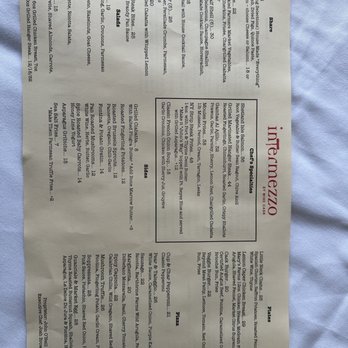 Intermezzo By Wine Cask - Menu - New American Near Me - Santa Barbara, California