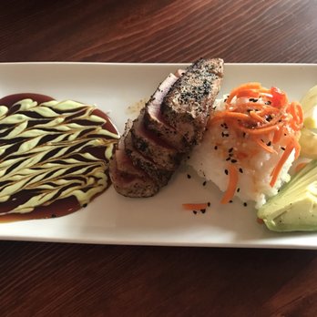 River's Edge Restaurant - Seared ahi, with jasmine rice. - Steakhouses Near Me - Grants Pass, Oregon River's Edge Restaurant - Seared ahi, with jasmine rice. - Steakhouses Near Me - Grants Pass, Oregon
