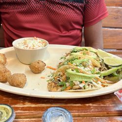Los Tortugo's Seafood Market - Shrimp tacos