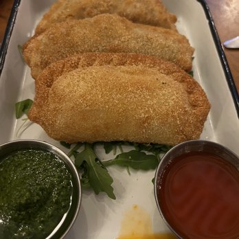 Brava Garden Eatery - Empanada trio ($18.95) - Wine Bars Near Me - Pleasanton, California