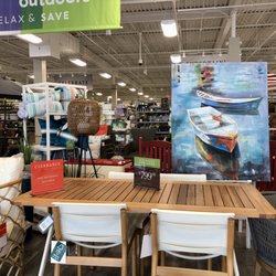 Outdoor table and chairs.