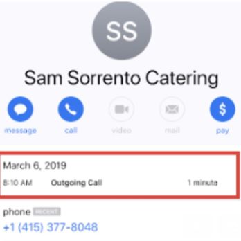 Sorrento Catering - Photo 6 Call placed to Sam first thing Day 2 to double ensure he would be on time. - Caterers Near Me - San Francisco, California Sorrento Catering - Photo 6 Call placed to Sam first thing Day 2 to double ensure he would be on time. - Caterers Near Me - San Francisco, California