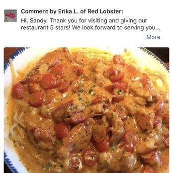 Red Lobster - This is how it's supposed to be. This is the same dish from the Red Lobster on 12557 State Road 535 / i -drive. Big difference. - Seafood Near Me - Orlando, Florida