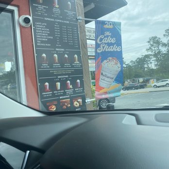 Elliano's - a menu on the side of a building - Coffee & Tea Near Me - Valdosta, Georgia