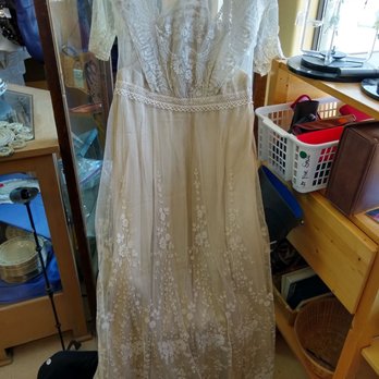 Community Against Violence - 1930s (?) Hand sewn wedding dress for 50$ - Community Service/Non-Profit Near Me - Taos, New Mexico