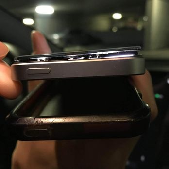 U Breaki Fix By Asurion - My iPhone SE with a replacement battery installed by uBreakiFix. The battery has swelled and lifted the display of my phone. - Electronics Repair Near Me - Duarte, California