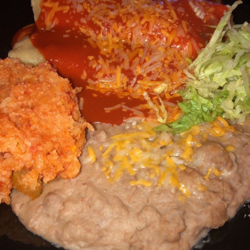 El Ranchero Cafe - Enchiladas with red chile - Mexican Near Me - Milan, New Mexico