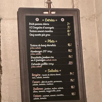 Le Restaurant 217 - Menu - Brasseries Near Me - Paris, 75 Le Restaurant 217 - Menu - Brasseries Near Me - Paris, 75