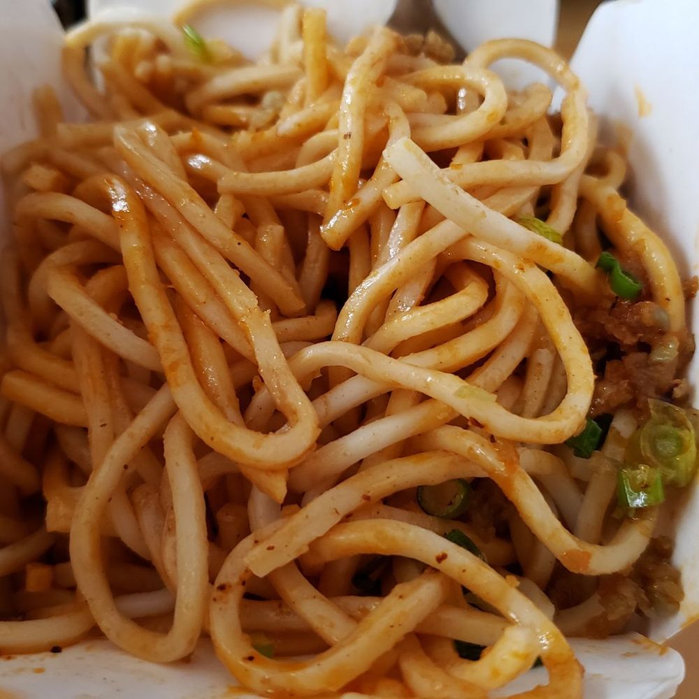 Grand Szechuan - Szechuan dan dan noodles ($5.50), made vegan w/o pork. Decent. - Szechuan Near Me - Bloomington, Minnesota Grand Szechuan - Szechuan dan dan noodles ($5.50), made vegan w/o pork. Decent. - Szechuan Near Me - Bloomington, Minnesota