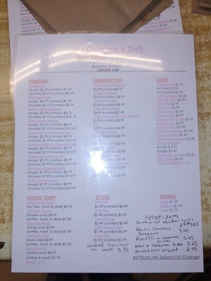 Menu photo 4 J and J Grocery Bessemer, AL Menu photo 4 J and J Grocery Bessemer, AL