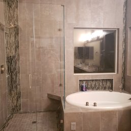 Complete bath and shower remodel.