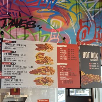 Dave's Hot Chicken - Menu - Chicken Shop Near Me - Tustin, California Dave's Hot Chicken - Menu - Chicken Shop Near Me - Tustin, California