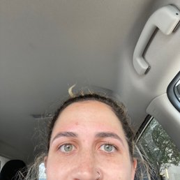 Ignore my break out but 10/10 on the eyebrow wax by Christine