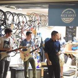 Rice Bikes - Bike & Beats garage band night with the Maggie Brown Band