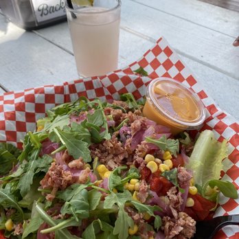 Backyard on Broadway - Oscar Salad, Watermelon Margarita - Bars Near Me - San Antonio, Texas Backyard on Broadway - Oscar Salad, Watermelon Margarita - Bars Near Me - San Antonio, Texas