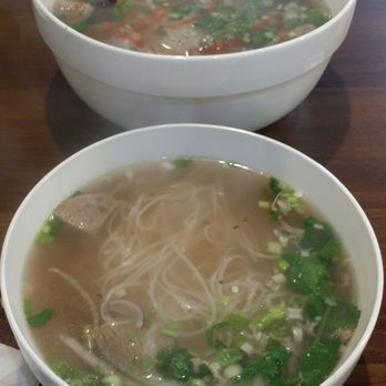 Pho Basil - Extra large #23 pho on the top and small size #18 pho on the bottom - Vietnamese Near Me - Wilmington, North Carolina Pho Basil - Extra large #23 pho on the top and small size #18 pho on the bottom - Vietnamese Near Me - Wilmington, North Carolina