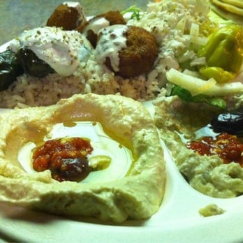 Mr. Gyros - Vegetarian Sampler Plate - Mediterranean Near Me - Seattle, Washington