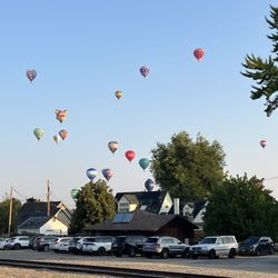 Spirit of Boise Balloon Classic - View from Boise Depot